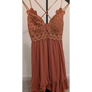 Wish List Small Spaghetti Strap Dress Lace